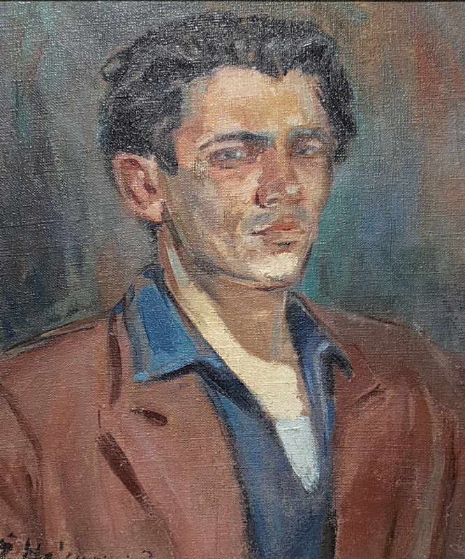 ernst hallop (1908 –1980). autoportree. (1942)