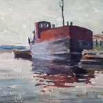 jaan tuuling (1930 – 1998). pargas emajõel. (1989)