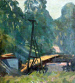 valdur ohakas (1925 1998). maastik sillaga (1961)