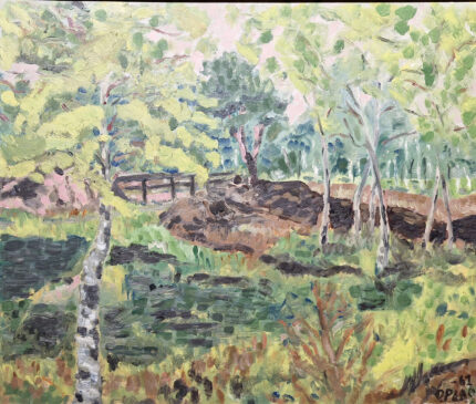 otto paas (1918 1987). roheline maastik. (1961)